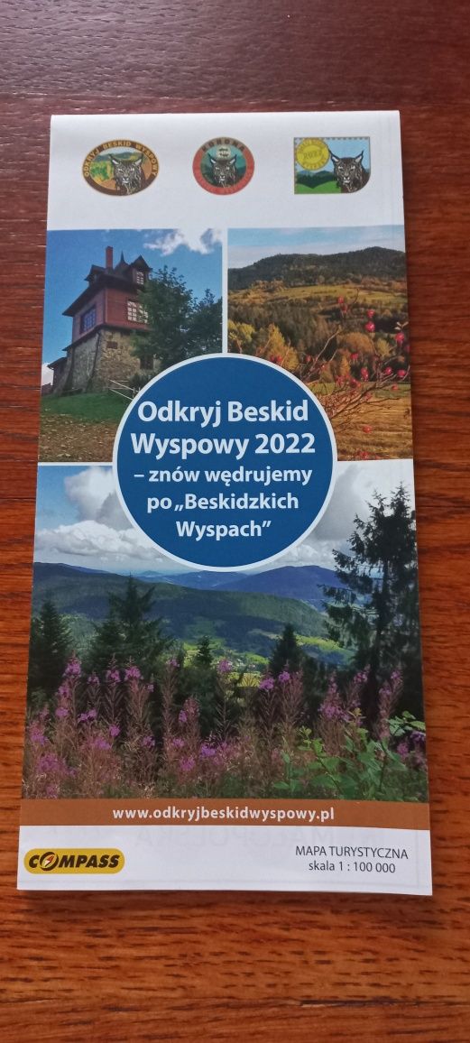 Odkryj Beskid Wyspowy mapa turystyczna