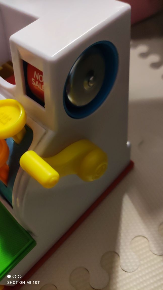 Kasa fisher price z pudełkiem ideał zabawka edukacyjna nauka matematyk