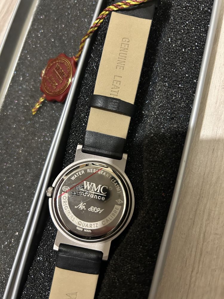 Zegarek WMC Timepieces wodoodorny na pasku genuine leather oryginalny