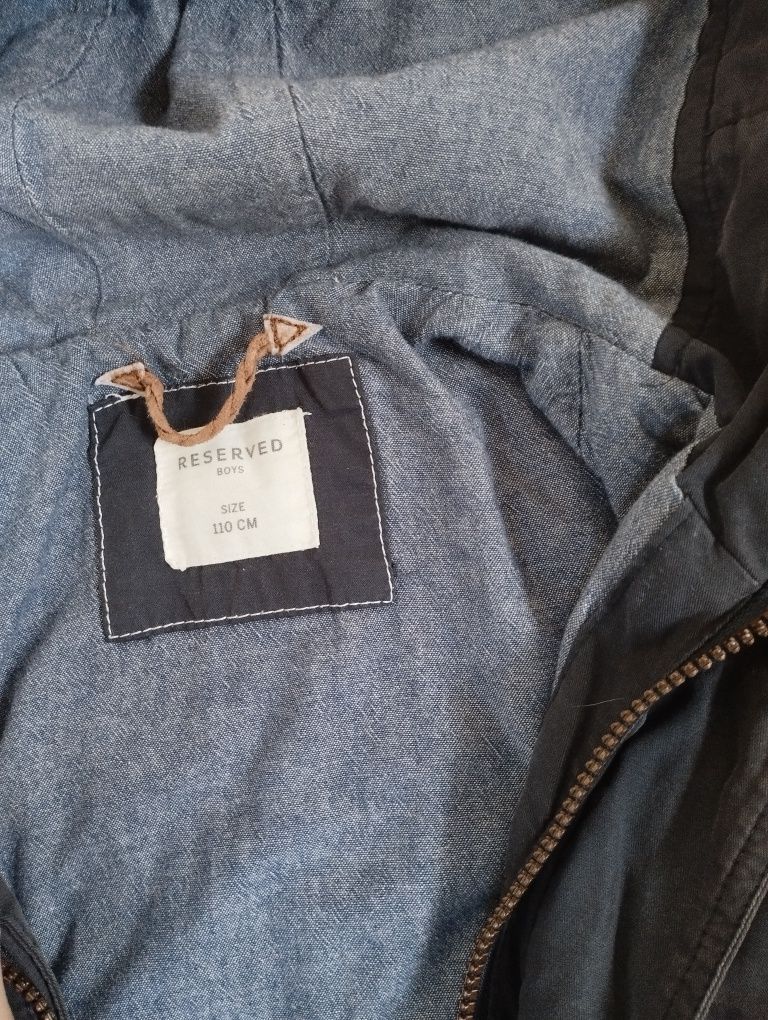 Kurtka chłopięca,wiosenna Reserved, parka 110cm, 5-6lat