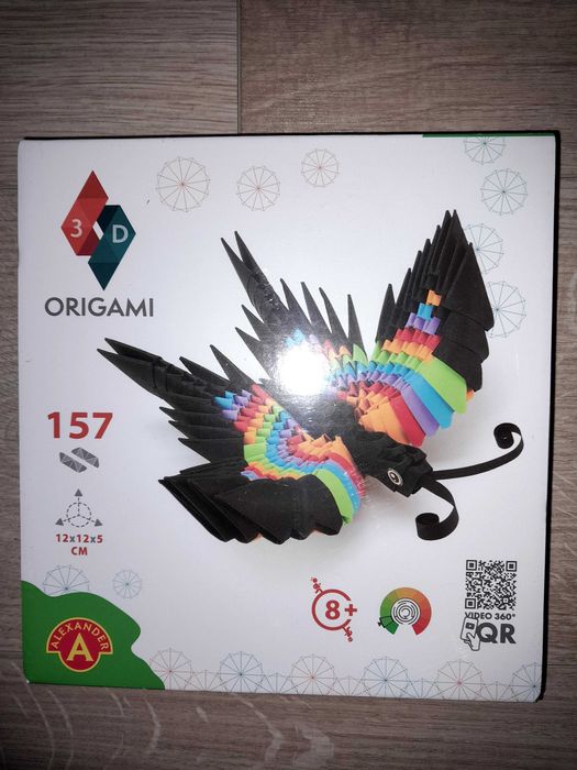 Nowy Motyl motylek Origami 3D 157 elementów firmy Alexander