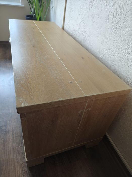 Komoda pod telewizor, szafka RTV, szafka na buty dąb bielony