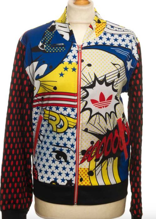 Bluza Adidas  Rita Ora w stylu komiksowym, kreskówka, w stylu Yeezy