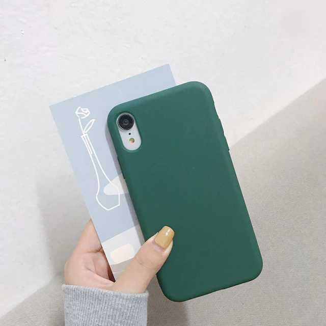 Silikonowe etui do IPhone XR kolory back case