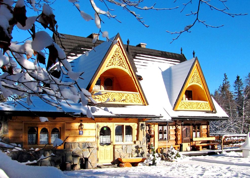 Jesień, Ferie zimowe Promocja domek Zakopane, domki z Jacuzzi w cenie.