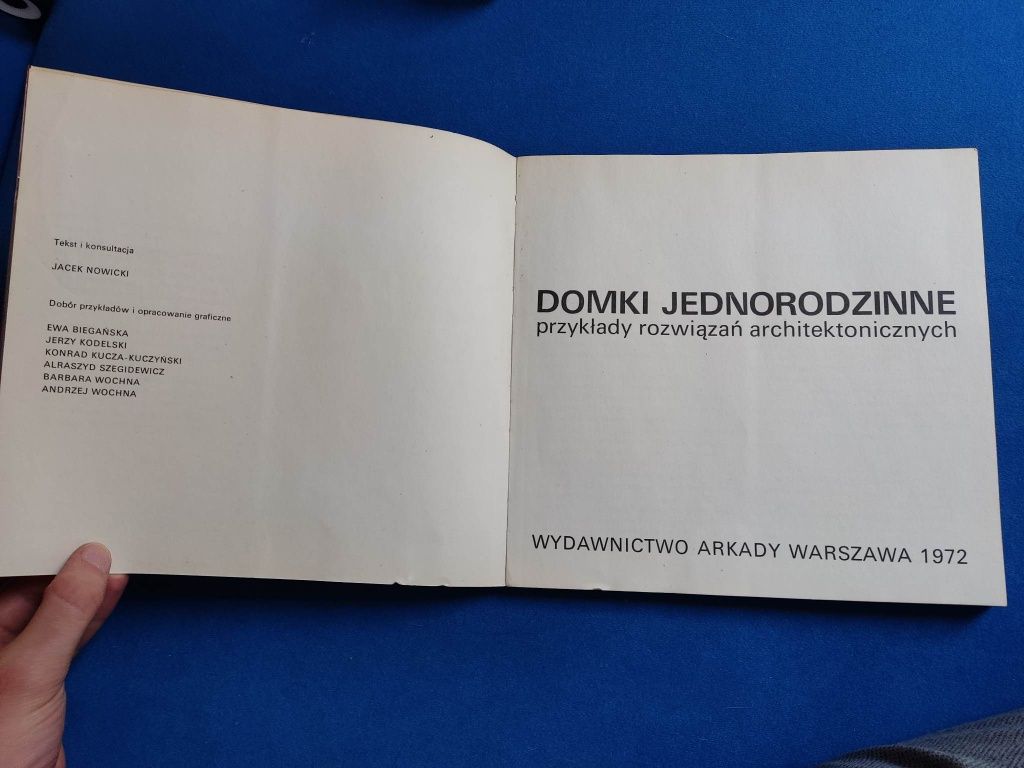Książka Domki Jednorodzinne wydanie 1972