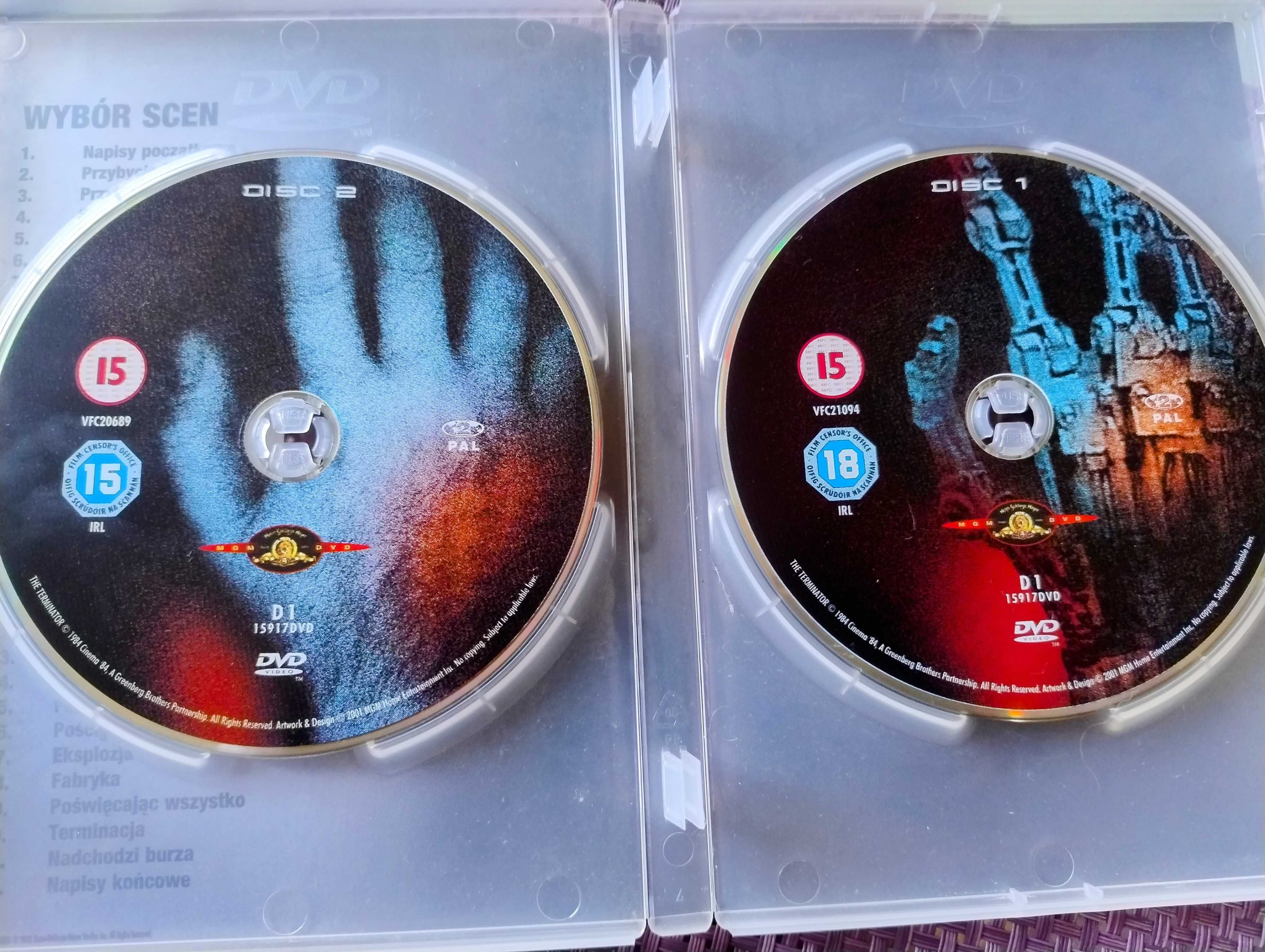 The Terminator Cameron Schwarzenegger 2 płyty DVD