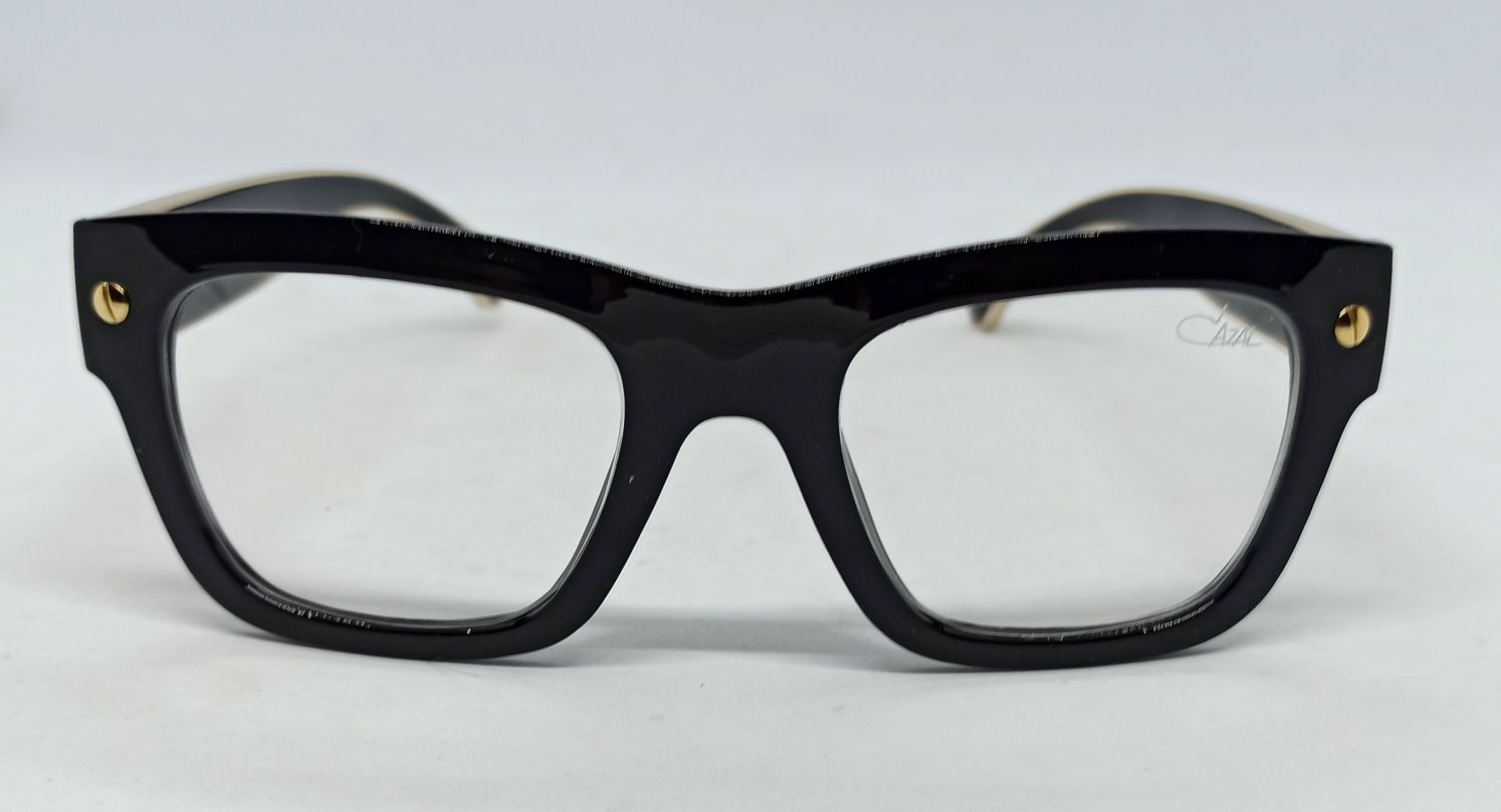 Cazal очки унисекс имиджевые оправа для очков черная с золотым лого