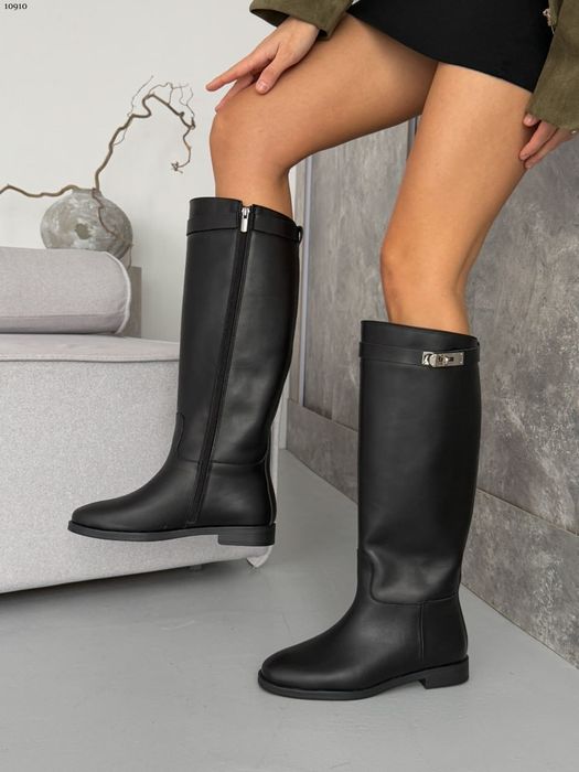 Чоботи Жокейки жіночі шкіряні. Демісезонні та єврозима