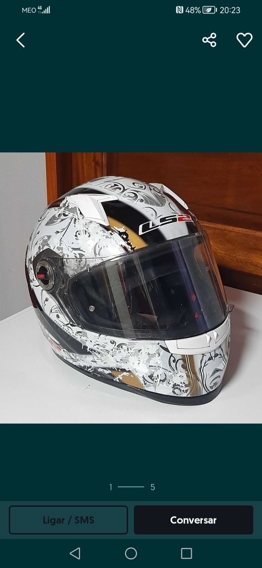 Capacete LS2 em Bom estado