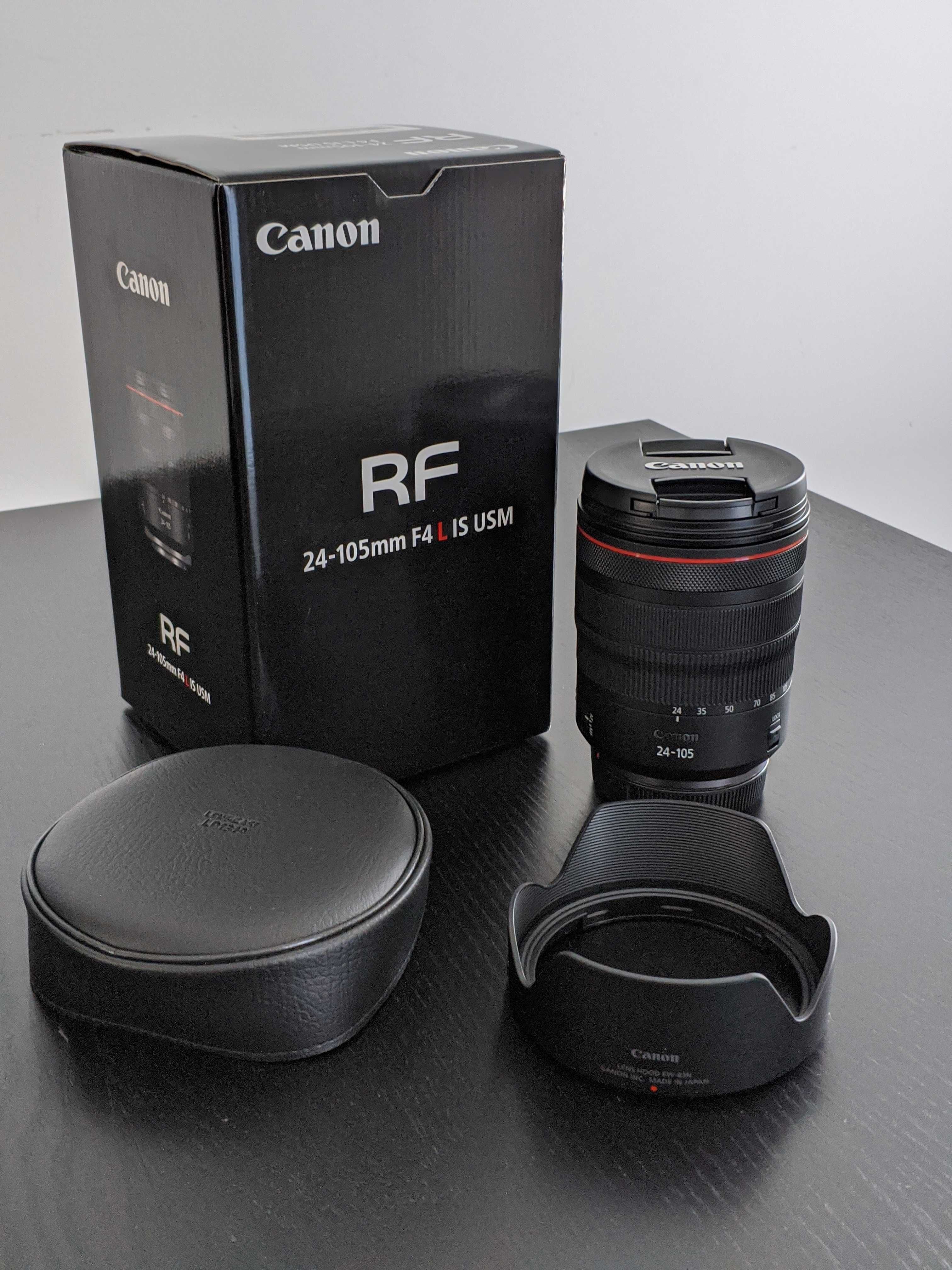 Canon RF 24-105mm f4L (com garantia)