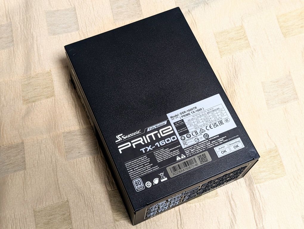 Блок живлення Seasonic PRIME 1600W TX-1600 Titanium SSR-1600TR