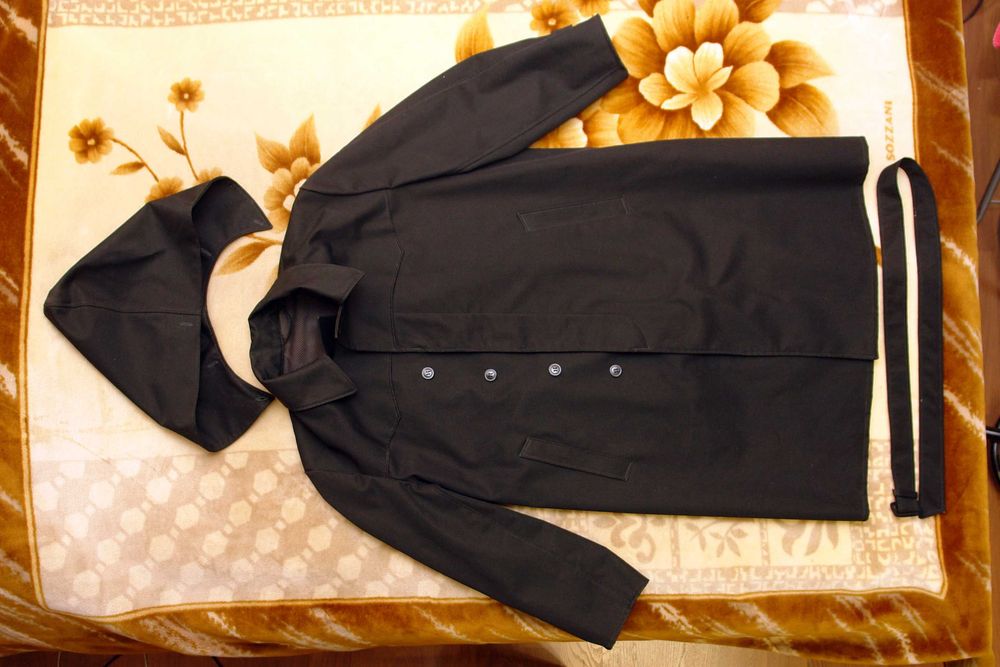 Непромокаемый плащ с капюшоном ВМФ СССР. Размер 50-52 Не использовался