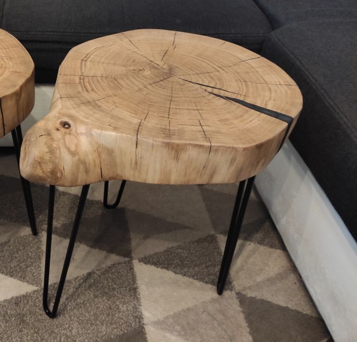 PROMOCJA!! Stolik kawowy Dąb Żywica LOFT
