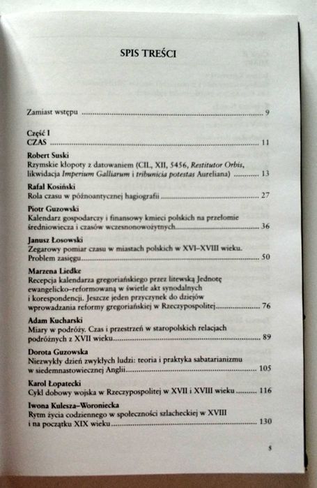 Człowiek wobec miar i czasu w przeszłości, Guzowski, Liedke, UNIKAT