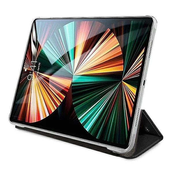 Etui Karl Lagerfeld Saffiano Ikonic Karl na iPad 12.9" Pro 2021 - czar