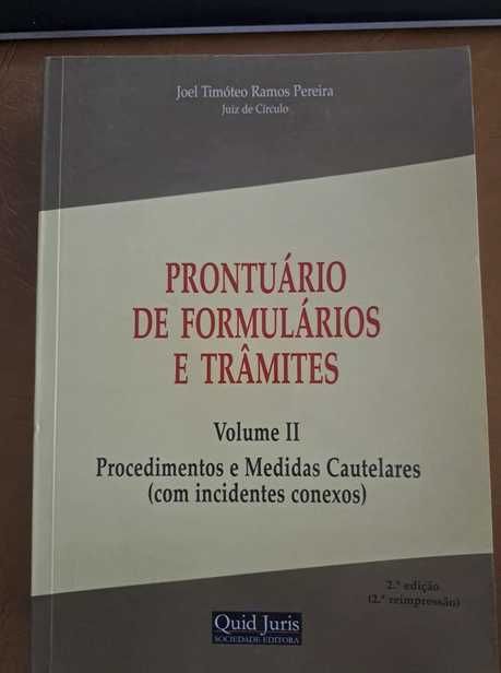 Prontuário de Formulários - Vol. II