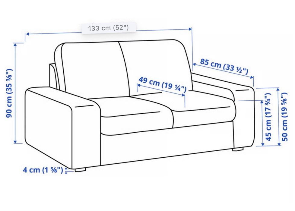 Sofa 2 lugares KIVIK