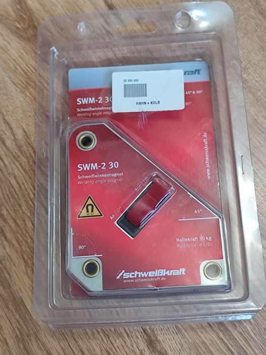 Kątowy magnez spawalniczy