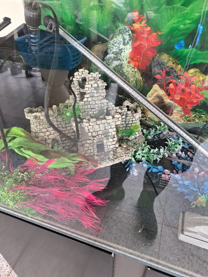 Aquario 120litros ciano