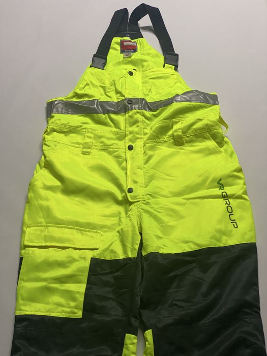 Spodnie robocze ocieplane odblaskowe