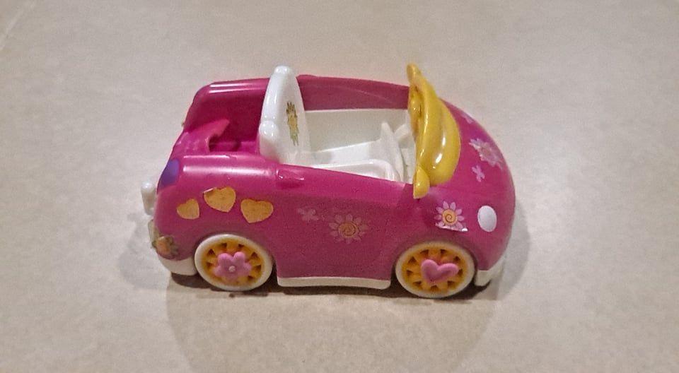 Carro Pinypon Cor Rosa + Boneca NOVO