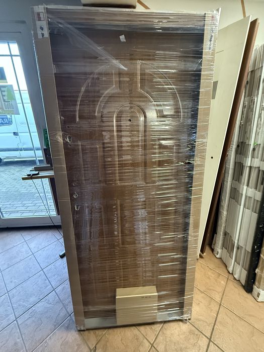 Drzwi zewnętrzne 80L zloty dąb