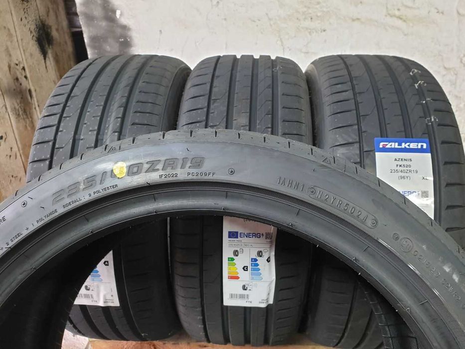 Cztery Nowe Opony letnie 235/40R19 7,8mm 2024r Falken Azenis FK520