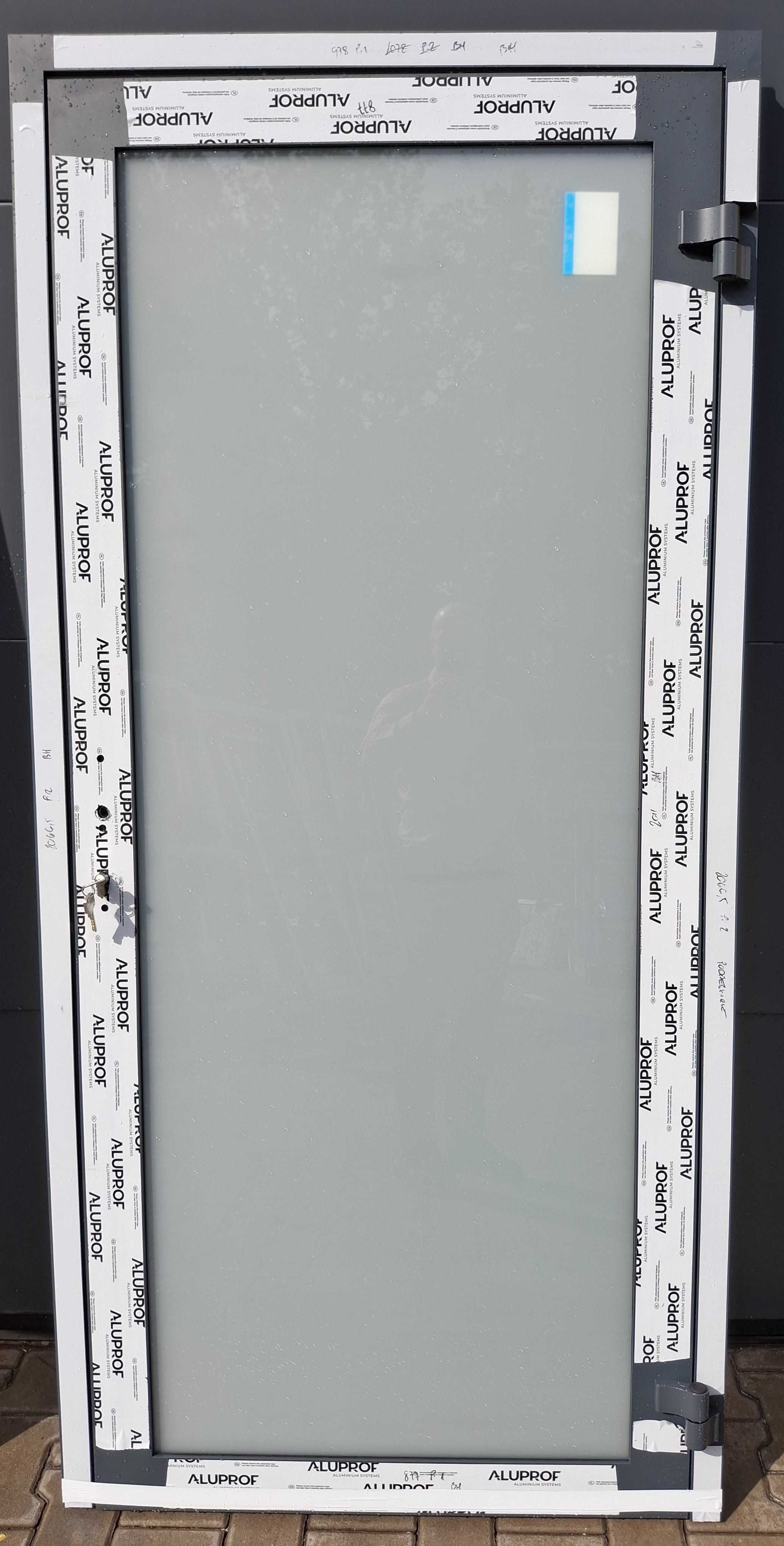 Drzwi aluminiowe NOWE - wewnętrzne, profil zimny ALUPROF MB-45