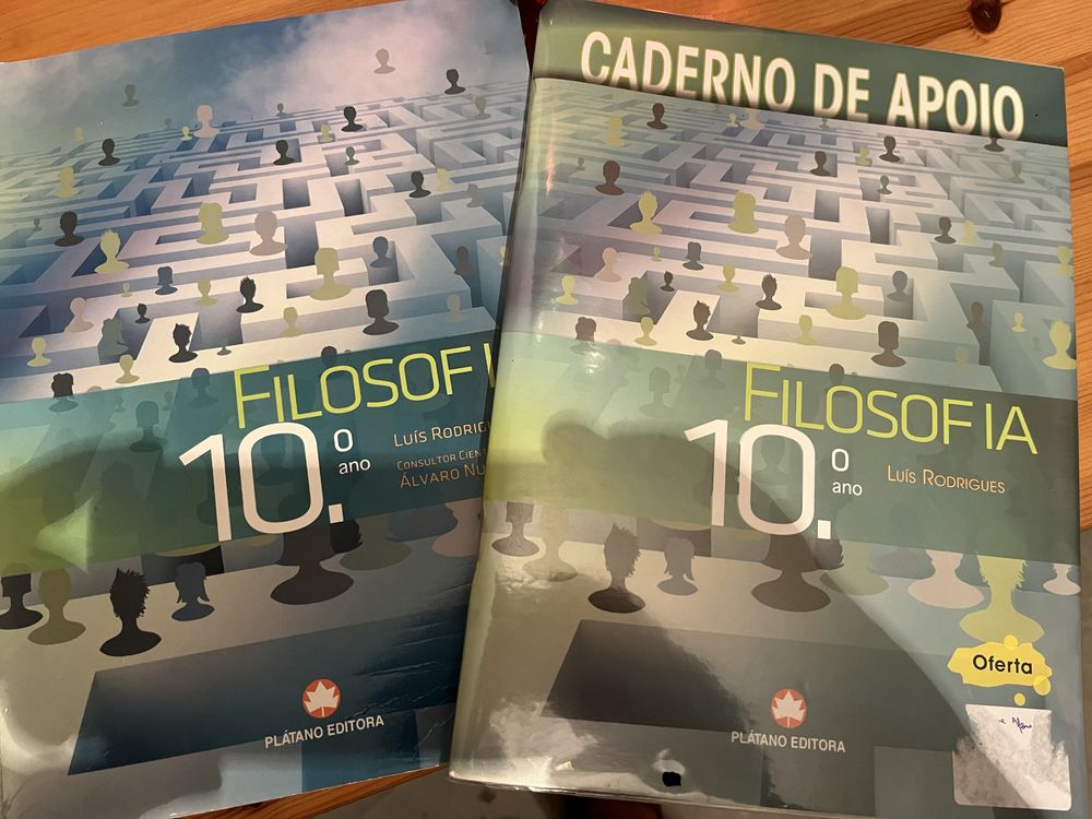 Livros Manuais escolares filosofia 10 ano