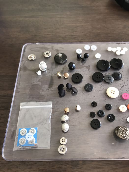 Vários botões diferentes cores