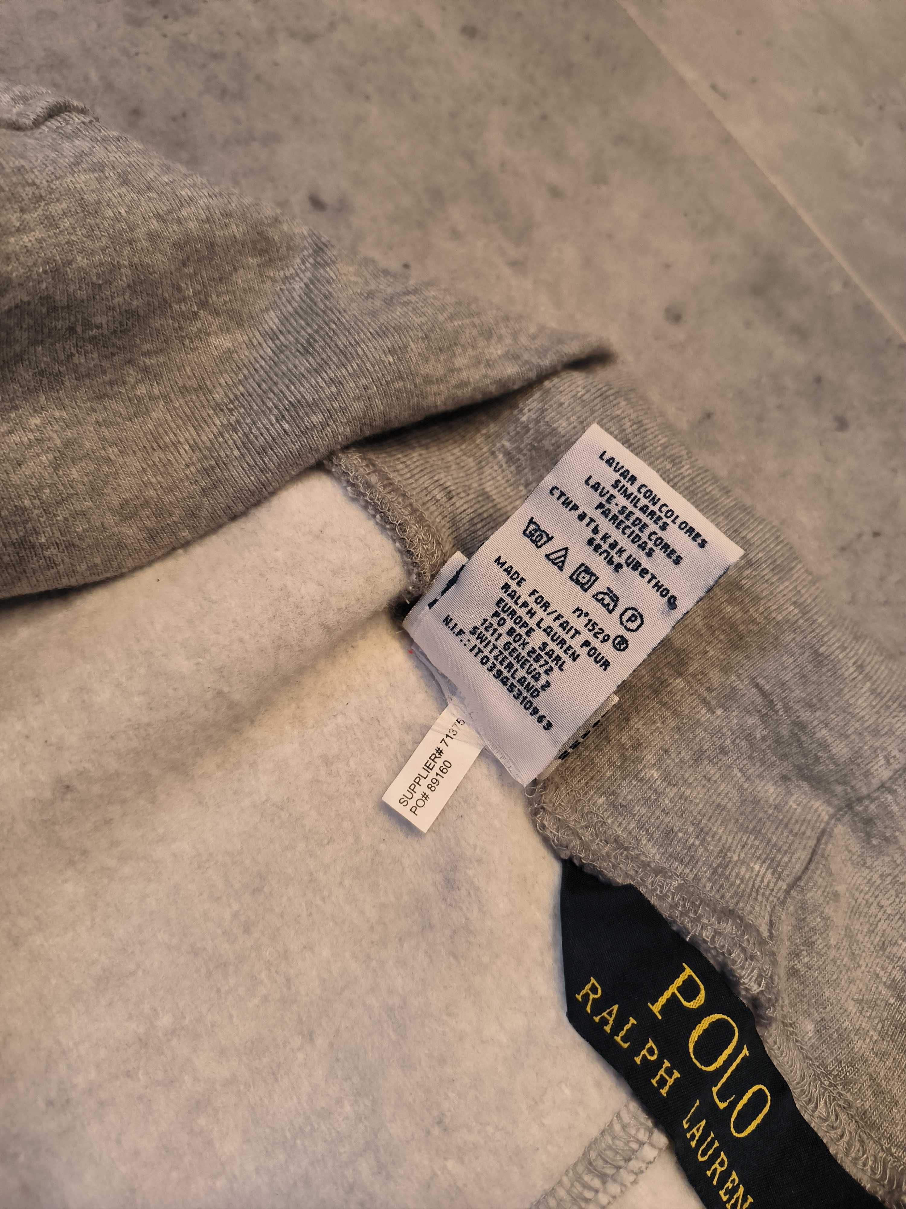 Spodnie Dresowe Dresy Ralph Lauren RL Polo Nowe z Metkami Szare Logo