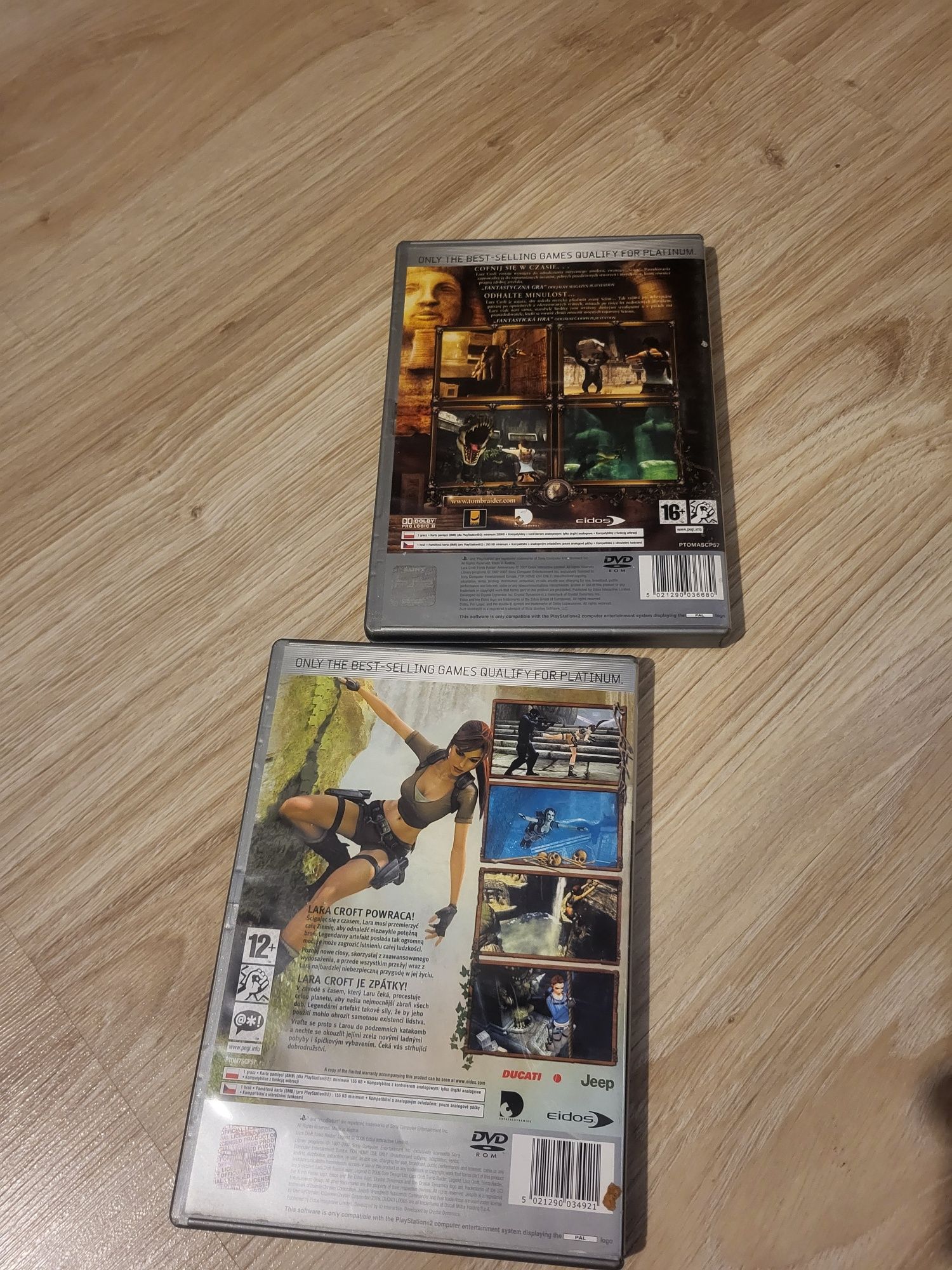 Ps2 gry tiger woods, tomb rider inne