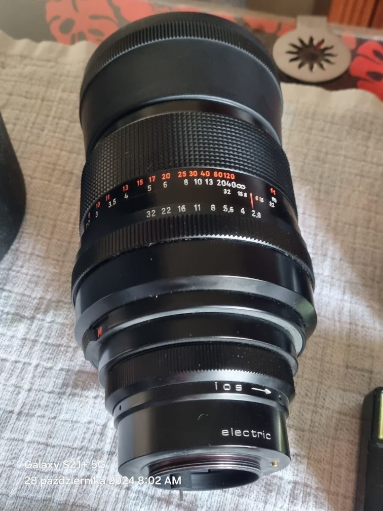 Obiektyw Zeiss MC Sonar aparat Zenit TTL
