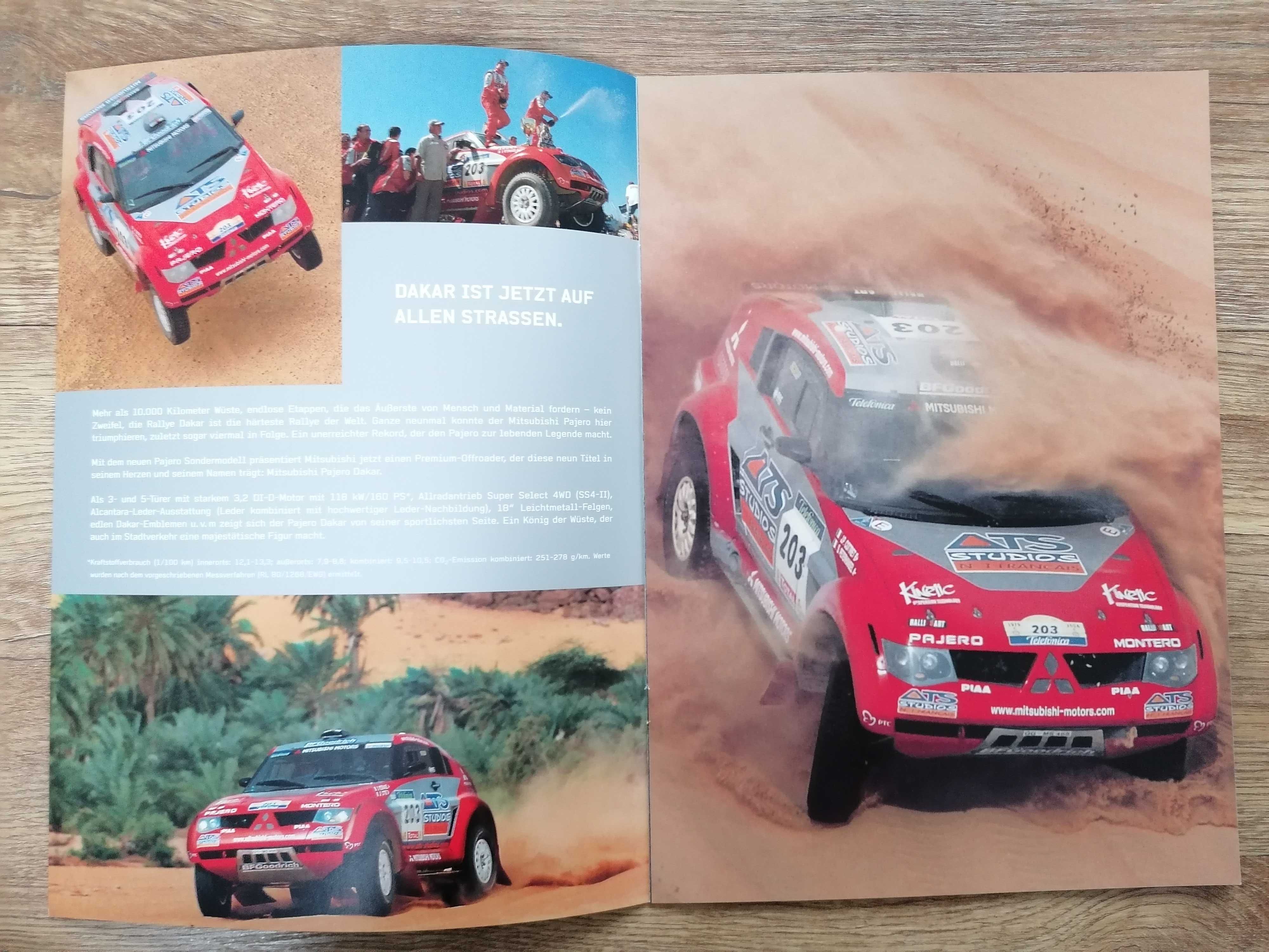 Prospekt Mitsubishi Pajero Dakar