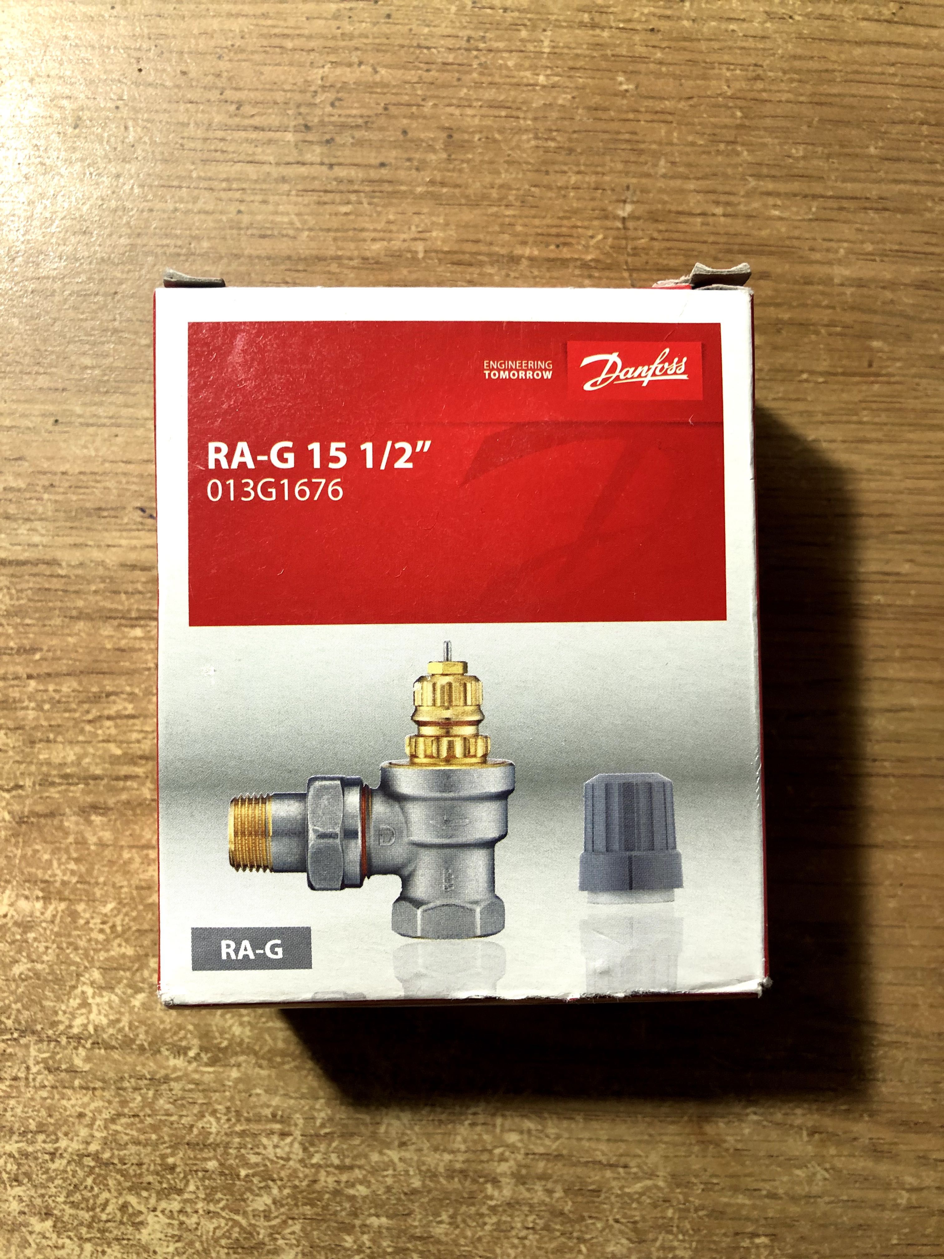 Новий комплект клапанів для радіатора Danfoss 1/2''