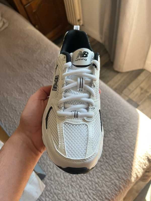 New Balance 530 White Silver Navy 38