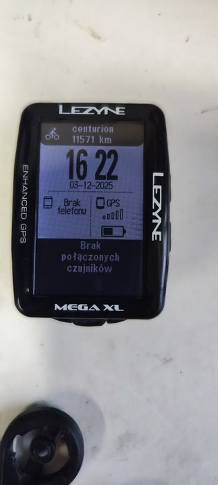 Licznik rowerowy, nawigacja, komputer, lezyne mega XL