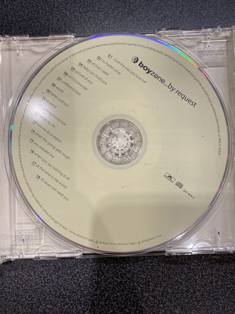 Płyta CD Boyzone By request