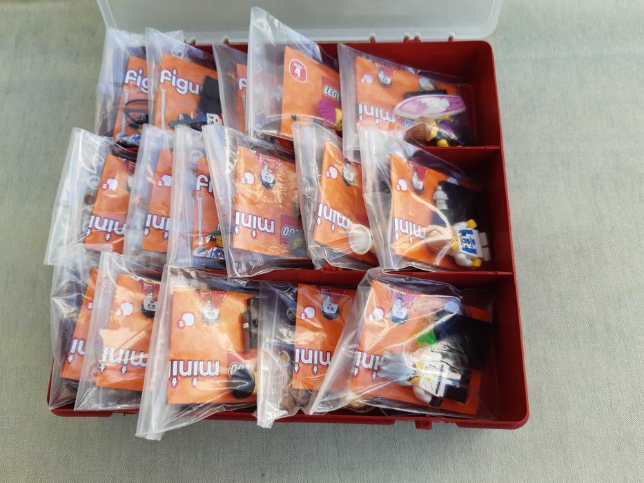 Lego 16 Minifiguras Series 4 Colecção Completa com Folhetos Originais