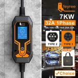 Зарядний пристрій для електромобілів Feyree 7KW 32A, Type 1/2 GB/T