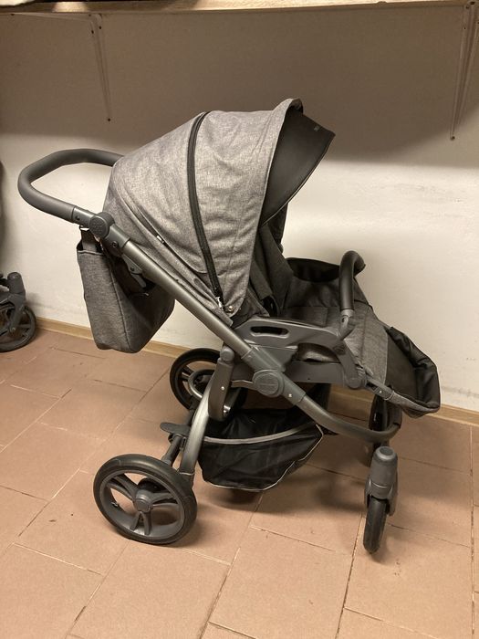 Wózek BEBETTO HOLLAND 2w1 / 3w1 / 4w1 Isofix Szary