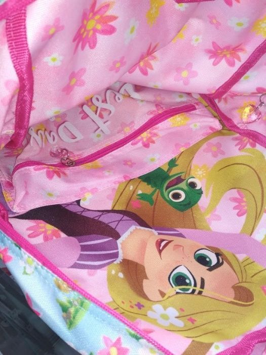 Mochila Reversivel Disney Rapunzel 42 cm NOVAS