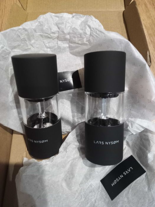 Ręczne młynki do ziół i soli Lars Nysom