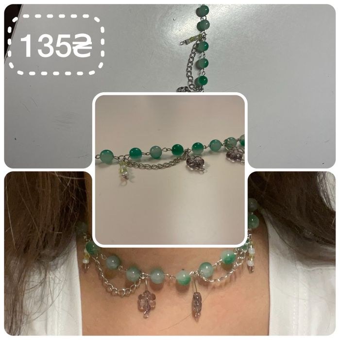 Прикраси ручної роботи з намистин та пінів handmade