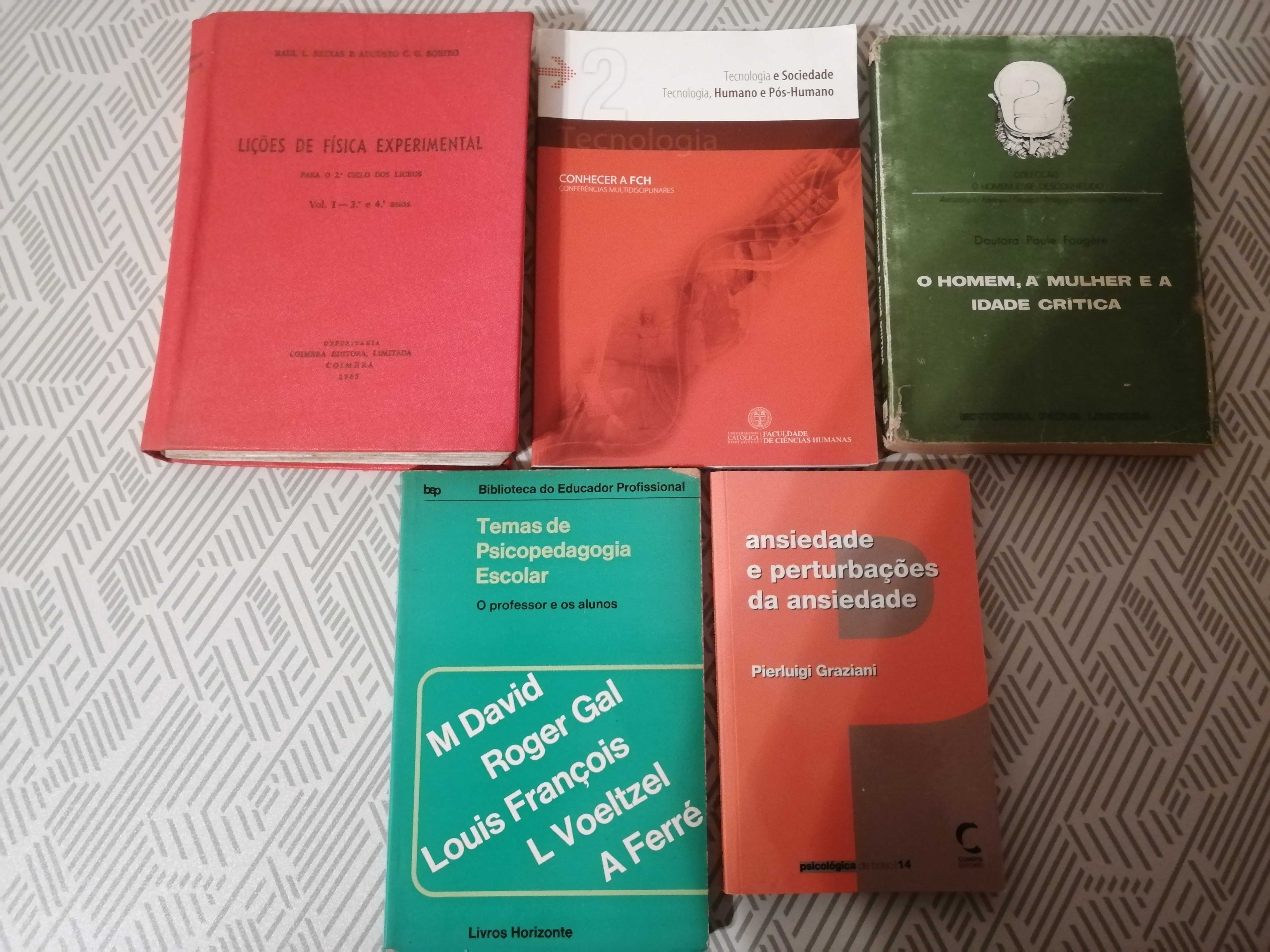 Livros Escolares e Psicopedagogia - Novas Entradas.