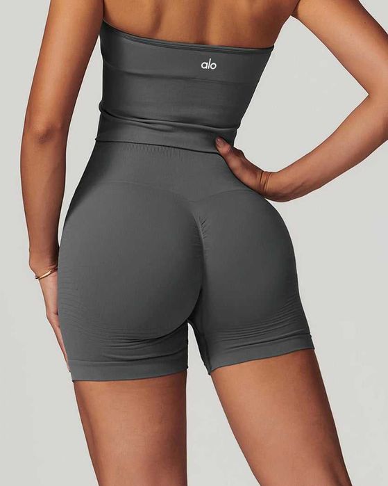 Шорти спортивні Alo Yoga Tight Push-Up Shorts Grey 77257-GY