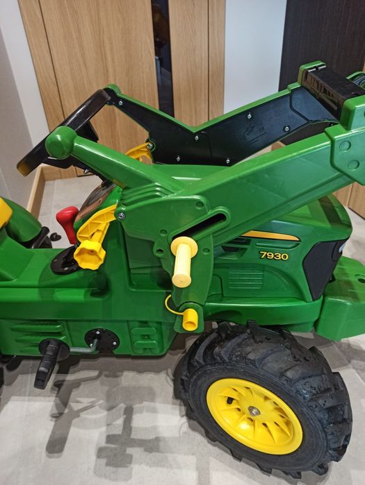 Rolly Toys John Deere Traktor na pedały Biegi Pompowane Koła 3-8 lat