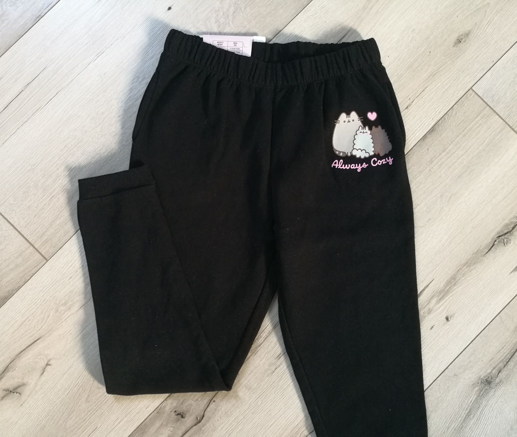 Nowe spodnie dresowe jogger PUSHEEN dziewczynka 158/164