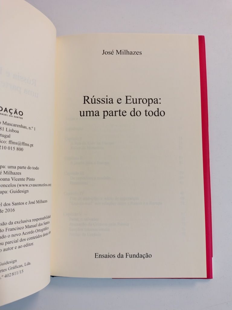Rússia e Europa: uma parte do todo, de José Milhazes